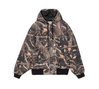 Carhartt WIP OG Active Jacket Camo Feather Tree, Black, Heavy stone wash