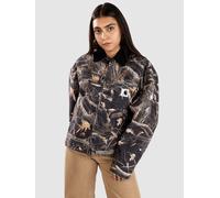 Carhartt WIP Og Detroit Jacke camo fthr tr / blk / blk / hvy Damen Gr. L