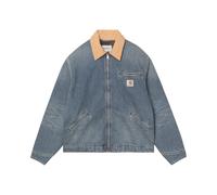Carhartt WIP OG Detroit Jacket Blue / Dusty H Brown, Old used wash