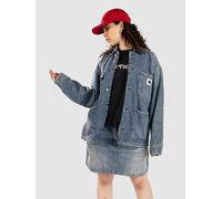Carhartt WIP Og Michigan Coat blue / destroy wash / splat Damen Gr. M