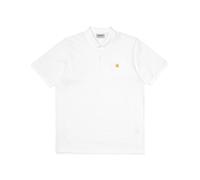 Carhartt Wip - Piqué Polo Shirt - - Tops - Herren - Weiß - XS