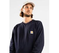 Carhartt WIP Pocket Longsleeve dark navy Herren Gr. XL