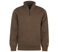Carhartt WIP Pullover Chase Neck Half-Zip Sweatshirt chocolate brown M