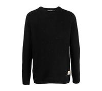 Carhartt Wip - Rundhalspullover mit Logo-Patch - - Knitwear - Herren - Schwarzk - XL