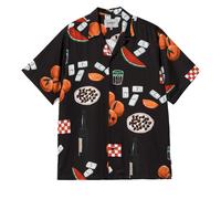 Carhartt WIP S/S Isis Marie Dinner Shirt Black - Schwarz / XL