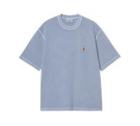 Carhartt Work In Progress T-Shirt mit Strukturmuster Modell 'Nelson' in Hellblau, Größe S