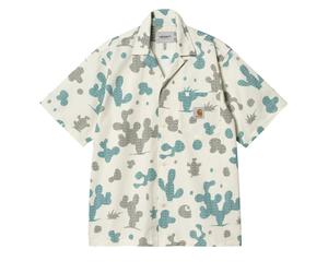Carhartt WIP S/S Opus Shirt Herren Opus Print Wax - Beige / S