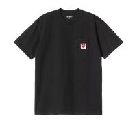 Carhartt WIP S/S Pocket Heart T-Shirt (black / red) - 2XL