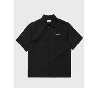 Carhartt WIP S/S Postal Zip Shirt men Shortsleeves black in Größe:XXL