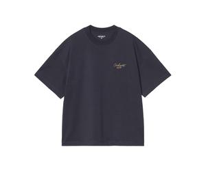 Carhartt WIP S/S Signature Script T-Shirt Dark Navy / WIP Dusty H