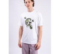 Carhartt WIP S/S Solar Chrome C-Logo T-Shirt White M