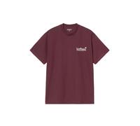 Carhartt WIP - S/S Wiptopia Script T-Shirt - T-Shirt-kurzarm XL weinrot