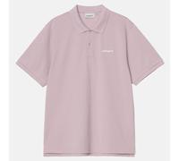 Carhartt WIP Script Polo - Pink Fog - S