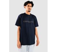 Carhartt WIP Script T-Shirt deep night / palisander Herren Gr. S