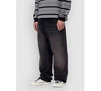 Carhartt WIP Simple Jeans black / tobacco used wash Herren Gr. 36/34