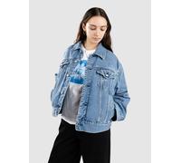 Carhartt WIP Stamp Jacke stamp print / blue Damen Gr. S