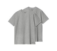 Carhartt WIP Standard Crew Neck T-Shirt Grey Heather + Grey Heather