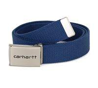Carhartt WIP Stoffgürtel Clip Buckle Belt Chrome elder blue