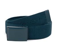 Carhartt WIP Stoffgürtel Script Buckle Belt Tonal duck blue