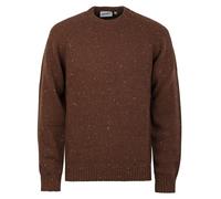 Carhartt WIP Strickpullover Anglistic Sweater Speckled offroad brown L