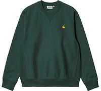 Carhartt WIP - Sweat décontracté en coton - American Script Sweat Kale Green für Herren aus Baumwolle - Größe M - Grün Grün M