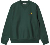 Carhartt WIP - Sweat décontracté en coton - American Script Sweat Kale Green für Herren aus Baumwolle - Größe S - Grün Grün S