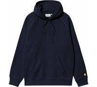 Carhartt WIP - Sweatshirt aus Baumwolle - Hooded Chase Sweat Dark Navy / Gold für Herren - Größe L - Navy blau Navy blau L