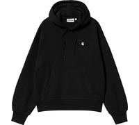 Carhartt WIP - Sweatshirt mit Kapuze - W' Hooded Casey Sweatshirt Black / Silver für Damen aus Baumwolle - Größe M - schwarz schwarz M