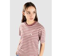 Carhartt WIP Sydney T-Shirt sydney stripe / dusky pink Damen Gr. M