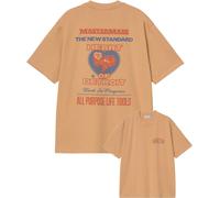 Carhartt WIP - T-Shirt aus biologischer Baumwolle - S/S Arcan T-Shirt Dusty H Brown für Herren - Größe S - Braun Braun S