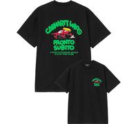 Carhartt WIP - T-Shirt aus biologischer Baumwolle - S/S Pronto T-Shirt Black für Herren - Größe S - schwarz schwarz S