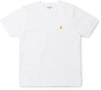 Carhartt WIP S/S Chase T-Shirt White / Gold M