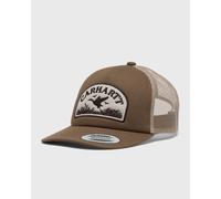 Carhartt Work In Progress Trucker Cap mit Label-Stitching in Beige, Größe 1