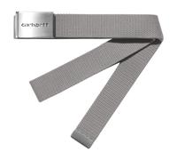 Carhartt WIP Textilgürtel Clip Belt Chrome Grau ONESIZE