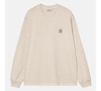 Carhartt WIP Vista Longsleeve - Fleur De Sel Garment Dyed - S