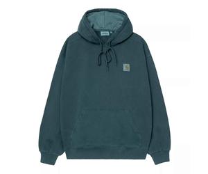 Carhartt WIP Vista Sweat Hoodie Deep Lagoon Garment Dyed - M