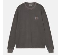 Carhartt WIP Vista Waffle Longsleeve - Black Garment Dyed - M