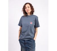 Carhartt WIP W' S/S Pocket Heart T-Shirt Cozy Blue/Red M