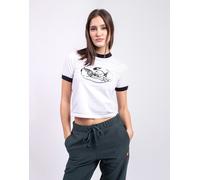 Carhartt WIP W' S/S Reminiscing Ringer T-Shirt White heavy stone wash S