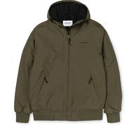 Carhartt WIP - Wasserabweisende, mit Fleece gefütterte Jacke - Herren - Hooded Sail Jacket - Hooded Sail Jacket Cypress Black für Herren - Größe XL - Khaki XL
