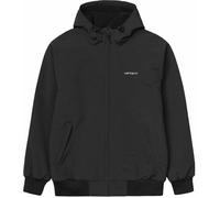 Carhartt WIP - Wasserabweisende, mit Fleece gefütterte Jacke - Herren - Hooded Sail Jacket - Hooded Sail Jacket Black White für Herren - Größe M - schwarz M