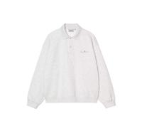 Carhartt WIP - WIP Label Polo Sweatshirt - Sweatshirt-Crewneck L grau