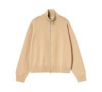 Carhartt WIP Women's Kori Sweater Jacket Dusty H Brown, Garment dyed