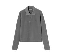 Carhartt WIP Women's L/S Dora Polo Black, Garment dyed