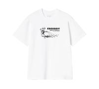 Carhartt WIP Women's S/S Bumper Sticker T-Shirt White