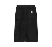 Carhartt WIP Women's Single Knee Skirt Black, Stone washed