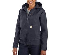 Carhartt Women's 104053 Women's WJ130 Washed Duck Active Jac - Medium - Navy
