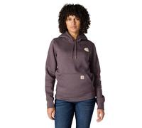 Carhartt Women's Clarksburg Graphic Sleeve Pullover Sweatshirt (Regular and Plus Sizes), BlackBerry Heather, Medium