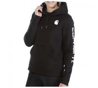 Carhartt - Women's Clarksburg Logo Sleeve Sweatshirt - Hoodie, Gr. L, schwarz (Black)