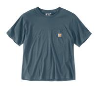 Carhartt - Women's Lightweight S/S Crewneck T-Shirt - T-Shirt, Gr. XL, blau (IronBlue)
